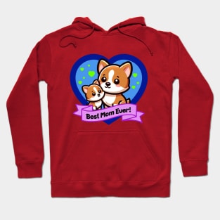 Best Mom Ever Cute Corgis Hoodie